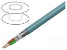 Wire; 1x2x24AWG; PROFIBUS SK; stranded; Cu; PVC; turquoise; none HELUKABEL