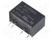 Converter: DC/DC; 1W; Uin: 10.8÷13.2V; Uout: 6VDC; Iout: 167mA; SIP7 RECOM