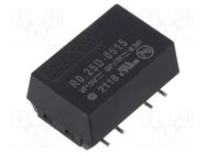 Converter: DC/DC; 0.25W; Uin: 4.5÷5.5V; Uout: 15VDC; Uout2: -15VDC RECOM