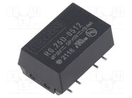 Converter: DC/DC; 0.25W; Uin: 4.5÷5.5V; Uout: 12VDC; Uout2: -12VDC RECOM