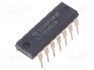 IC: operational amplifier; 1MHz; Ch: 4; DIP14; ±2÷22VDC,4÷44VDC TEXAS INSTRUMENTS