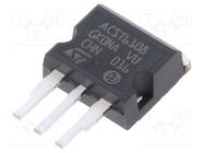 Thyristor: AC switch; 800V; Ifmax: 6A; Igt: 10mA; I2PAK; THT; tube STMicroelectronics