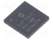 IC: PIC microcontroller; 16kB; 32MHz; I2C,IrDA,PWM,SPI,UART; SMD MICROCHIP TECHNOLOGY