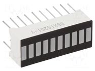 Display: LED; bargraph; yellow; 133mcd; 25.5x10.2x7.9mm; 2.1÷2.5V OPTOSUPPLY