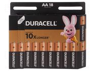 Battery: alkaline; AA; 1.5V; non-rechargeable; 18pcs; Industrial DURACELL