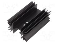 Heatsink: extruded; TO218,TO220,TO247; black; L: 25mm; W: 41.6mm OHMITE