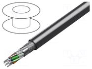 Wire; 12x2x22AWG; RS232,RS485; stranded; Cu; Insulation: PVC; 152m BELDEN