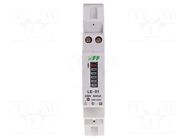 Counter; analogue,mounting; for DIN rail mounting; single-phase F&F