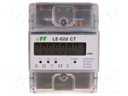 Counter; digital,mounting; for DIN rail mounting; LCD; Inom: 1.5A F&F