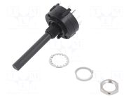 Switch: rotary; Pos: 12; SPST; 2.5A/125VAC; 0.35A/125VDC; Ø26x50mm C&K