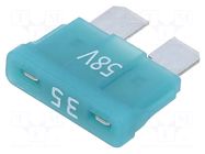 Fuse: fuse; 35A; 58VDC; automotive; 19.3mm; tin alloy ESKA