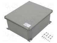 Enclosure: multipurpose; X: 257mm; Y: 307mm; Z: 121mm; S-8000; grey MOLEX