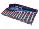 Wrenches set; combination spanner; 14pcs. KING TONY