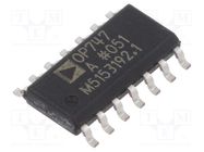 IC: operational amplifier; 700kHz; Ch: 4; SO14; tube; IB: 11nA Analog Devices