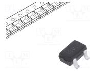 Transistor: NPN; bipolar; 45V; 0.5A; 200mW; SOT323 DIODES INCORPORATED