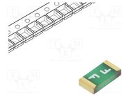 Fuse: fuse; quick blow; 500mA; 32VAC; 63VDC; SMD; 3.2x1.6mm; copper SCHURTER