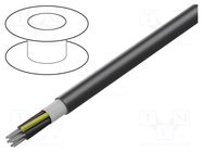 Wire: control cable; ÖLFLEX® ROBUST FD; 3G1mm2; black; stranded LAPP
