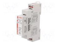 Relay: installation; bistable,impulse; SPDT; 16A; 90x17.5x64.6mm RELPOL