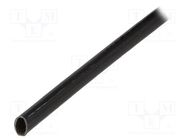 Insulating tube; fiberglass; black; -20÷155°C; Øint: 5mm SYNFLEX
