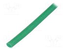 Insulating tube; fiberglass; green; -20÷155°C; Øint: 4mm SYNFLEX