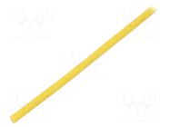 Insulating tube; fiberglass; yellow; -20÷155°C; Øint: 1.5mm SYNFLEX