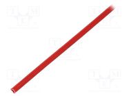 Insulating tube; fiberglass; red; -20÷155°C; Øint: 1.5mm SYNFLEX