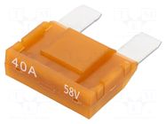 Fuse: fuse; 40A; 58VDC; automotive; 29mm; MAXI; tin alloy ESKA