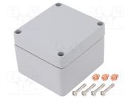 Enclosure: multipurpose; X: 75mm; Y: 80mm; Z: 57mm; S-8100; aluminium MOLEX