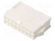 Connector: wire-wire; plug; male; PIN: 16; Mini-Fit Jr; crimped MOLEX