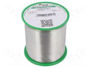 Tin; lead free; Sn99,3Cu0,7; 0.7mm; 500g; reel; 227°C; 3%; Flux: SW32 CYNEL