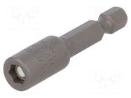 Screwdriver bit; 6-angles socket; 1/4"; HEX 5.5mm; magnetic WERA