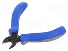 Pliers; side,cutting; two-component handle grips; 115mm KING TONY