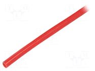 Insulating tube; fiberglass; red; -20÷155°C; Øint: 3.5mm SYNFLEX