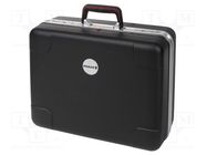 Case; tool case; with wheels; black; X-ABS; Silver King-size Roll 