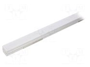 Profiles for LED modules; white; natural; L: 2m; FLOOR12; recessed TOPMET