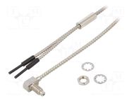 Sensor: fiber-optic; Range: 0÷250mm; Len: 2m; Thread: M6; -60÷250°C AUTONICS