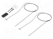 Sensor: fiber-optic; Range: 0÷100mm; Len: 1m; Features: flexible AUTONICS