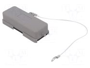 Protection cover; size A16; for latch; C146,heavy|mate; 66x16mm AMPHENOL