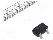 Transistor: NPN; bipolar; BRT; 50V; 0.1A; 200mW; SOT323; R1: 10kΩ DIOTEC SEMICONDUCTOR