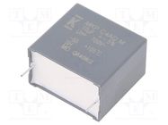 Capacitor: polypropylene; DC-Link; 10uF; ESR: 6.8mΩ; THT; ±5%; 11.7A KEMET