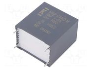 Capacitor: polypropylene; DC-Link; 40uF; THT; ESR: 2.8mΩ; C4AQ; ±5% KEMET