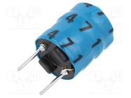 Inductor: ferrite; 470uH; 680mA; 1020mΩ; ±10%; 10kHz KEMET