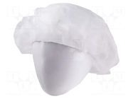 Hair nets; ESD; 100pcs; Features: disposable; white STATICTEC