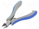 Pliers; side,cutting,miniature; 118mm KING TONY