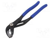 Pliers; for pipe gripping,adjustable; 250mm; with button 