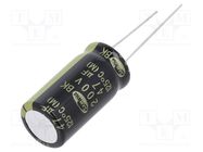 Capacitor: electrolytic; THT; 47uF; 200VDC; Ø12.5x25mm; ±20%; 5000h SAMWHA