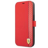 Ferrari FESAXFLBKP13SRE iPhone 13 mini 5.4&quot; red/red book On Track Carbon Stripe, Ferrari