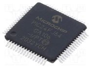 IC: PIC microcontroller; 64kB; 32MHz; SMD; TQFP64; PIC24; 16kBSRAM MICROCHIP TECHNOLOGY