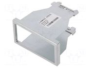Adapter for DIN rail; Dim: 45x92mm; Rail: TS35 LUMEL