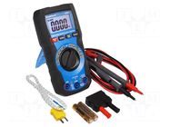 Digital multimeter; LCD; 3,75 digit (4000); True RMS AC PEAKTECH